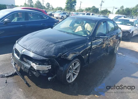 2016 BMW 328 I Sulev z USA, uszkodzony, nr VIN WBA8E9G58GNT86154